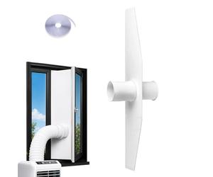 Kit Calfeutrage Climatiseur | Portable Calfeutrage Fenetre Climatiseur | Kit de calfeutrages porte fenetre climatiseux mobile avec fermeture éclair, adhésif | Kits d'isolation thermique d'étanchéité