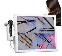 Kit caméra cuir chevelu professionnel 15" avec 2 têtes de détection, zoom 50-200x pour une imagerie claire et un diagnostic du follicule pileux