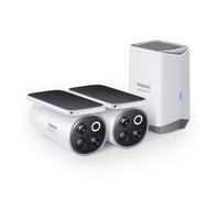 Kit Caméra de Surveillance - BASEUS - 2x Caméras - 3K - 16GB - Panneau Solaire - IP67