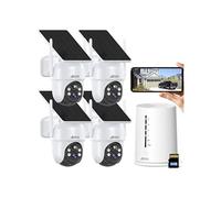 Kit Caméra de Surveillance Sans fil 4MP+Carte sd 64G Blanc