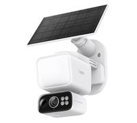 Kit Caméra de Surveillance Tapo C615F 360° avec Éclairage | Caméra de Surveillance Solaire Extérieure avec Batterie | 2K 3MP | Détection IA | Enregistrement 24/7 | Audio Bidirectionnel | MicroSD Local