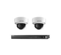 Kit caméra IP 2x caméra série Lite 6MP NVR 4xcanal POE - disque dur 2 To Max 8x caméra