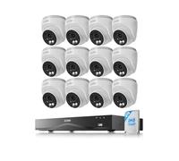 Kit Caméra IP Dôme 4K ZOSI - 8MP, 8CH, 4TB, Détection Intelligente IA, Autotracking, PoE, Vision Nocturne, pour Maison et Commerce