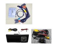 Kit Caméra Recul pour VW pour Touareg 2 2016-2022 8/9 Pouces Écran OEM Mise À Jour Caméra De Recul Avant Pas Besoin De Programmation(Front Rear A,AT)
