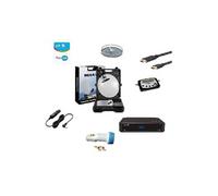 KIT CAMPING CAR Parabole 35 CM + Récepteur MEOSAT Fransat + Kit Satfinder + Kit Coaxial HD ME