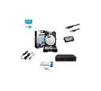 KIT CAMPING CAR Parabole 35 CM + Récepteur MEOSAT Fransat + Kit Satfinder + Kit Coaxial MEGACC2 HD ME