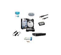 KIT CAMPING CAR Parabole 35 CM + Récepteur THS805 Fransat + Kit Satfinder + Kit Coaxial