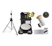 KIT CAMPING CAR Parabole 35 CM + Trepied + LNB + Câble 10M + Boussole