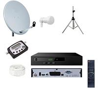 Kit Camping Hd - Kit Camping Tntsat HD 220/12V Démodulateur satellite + Parabole + Trépied + Lnb Single + Cable Coaxial + Satfinder