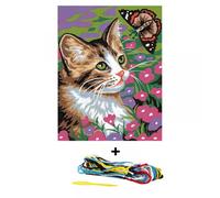 Kit Canevas 18 X 14 Cm Margot Canevas Motif Le Cadeau