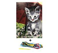 Kit canevas 50 x 40 cm Seg de Paris modèle un petit coin de parapluie