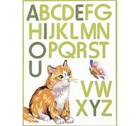 Kit Canevas Chat Abc 25x30cm