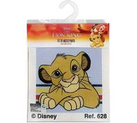 Kit canevas complet Disney Simba roi lion enfants loisirs créatif couture