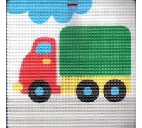 Kit Canevas Enfant gros trous Camion - Ref 204