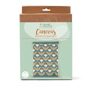 coffret canevas fleurs tropicales Multicolore G