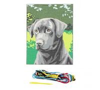 Kit Canevas Le Labrador 15 x 20 cm