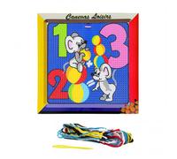 Kit Canevas Les Petites Souris 16 x 16 cm Gros trous