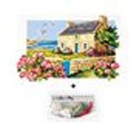 Kit canevas modèle maison bretonne 30 x 40 cm Seg de Paris MULTICOLORE