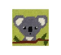 Kit Canevas Soudan "Alfi" 15x15 cm - Com'1 Idée(...) - Vert