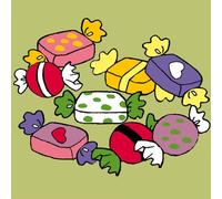 Kit Canevas Soudan Bonbons 25x25cm