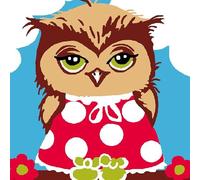 Kit Canevas Soudan Chouette la Robe 25x25 cm