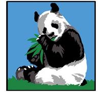 Kit canevas soudan enfant : Panda