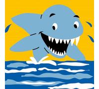 Kit Canevas Soudan Le Requin 20x20cm