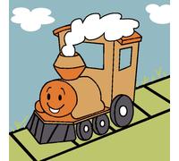 Kit Canevas Soudan Locomotive 20x20cm