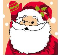 Kit canevas Soudan Père noël 20x20cm