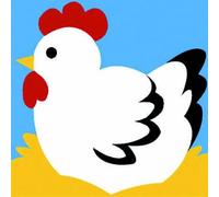 Kit Canevas Soudan Poule 20x20cm - Se7054.53