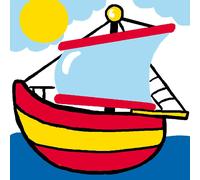 Kit Canevas Soudan Voilier 25x25 Cm