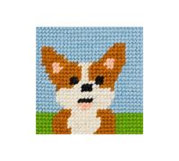 Kit Canevas Soudan "Winston" 15x15 cm - Com'1 Idée(...) - Marron