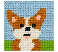 Kit Canevas Soudan "Winston" 15x15 cm -(...) - Marron