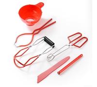 Kit Canning Acier 6 pour Bocaux Kit Canning Acier 6 pour Bocaux(RED)