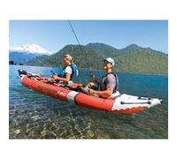 Intex - Kit canoë gonflable 1 place Excursion Pro K2 avec rames et gonfleur