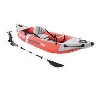 Kit Canoë Gonflable 1 Place Excursion Pro K2 Avec Rames Et Gonfleur - Intex