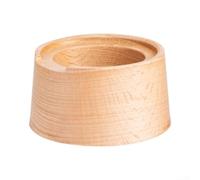 Kit Capsules Réutilisables pour senseo Outil Remplissage Hêtre - Dosettes Écologiques Anti-Dérapantes pour Espresso et Café Moulu 7.5cm