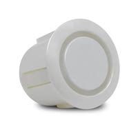 Kit Capteurs Stationnement Radar Recul Arrière pour Voiture 8 Avertisseurs Sonores Indicateur Alerte Sonore Capteur Radar De Recul Aide(Blanc)