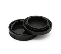 Kit capuchon protection: Couvercle arrière d'objectif compatible avec Sony E FE, Capuchon boîtier caméra compatible avec Sony Alpha ILCE- & NEX connecteur E Mount Body Cap ALC-B1EM Capot ALC-R1EM