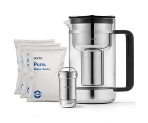 Kit Carafe filtrante Aarke Purifier Large 1.66 L + Recharges Pure (4 mois) - AP5-Pack: 6a75d6efd029e
