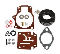 Kit carburateur 396701 pour moteurs hors-bord Johnson et Evinrude avec flotteur Comprend des composants essentiels pour réparer et entretenir les moteurs hors-bord 9 5HP 15HP 40HP 70HP