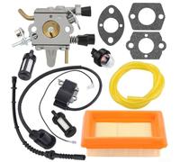 Kit carburateur 4134 120 0603 avec 4134 400 1306 pour bobine d'allumage pour débroussailleuse tondeuse FS120 FS200 FS250