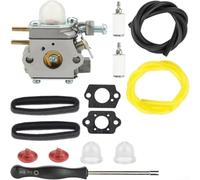 Kit carburateur 753-06190 pour tondeuse Troy TB22 TB21EC TB22EC TB32EC TB42EC compatible avec Murray M2500 M2510