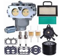 Kit carburateur 791230, Compatible avec Les Moteurs Briggs Stratton 407777 20-25 CV, 699709 499804, Compatible avec Les modèles John Deere LA150, LA145, LA130 et L120.