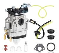 Kit carburateur complet 52cc 49cc 43cc pour débroussailleuse joint, pompe de démarrage et tuyau pour une installation facile