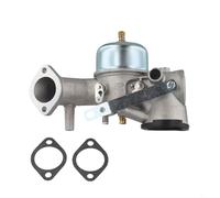 Kit carburateur de rechange pour tondeuse à gazon compatible avec les modèles 491026, 281707, 491031, 490499, 281702 en métal et plastique