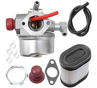 Kit carburateur en acier robuste avec carburateur, joint, filtre à air, ampoule, ligne de carburant et colliers de serrage, pour Tecumseh LEV100 LV195EA 5Hp 4.5hp 5.5hp