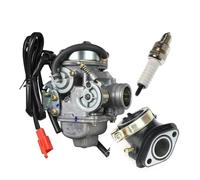 Kit Carburateur Ensemble Carburateur Et Starter Pour Scooter Pour PD24J 24 Mm GY6 125 Cc 150 Cc, Quad, Kart, 4 Temps(A)