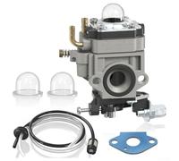Kit carburateur F6C U26 pour tondeuse à gazon conçu pour 2 moteurs 22cc 26cc 33cc 34cc 36cc avec notice d'installation