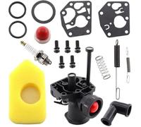 Kit carburateur + filtre à air compatible Briggs & Stratton - pièces essentielles tondeuse